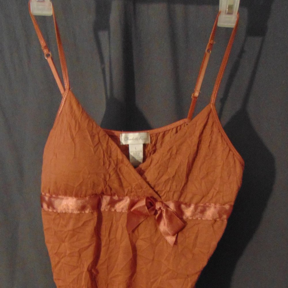 Charlotte Russe Spaghetti strap Camisole Top Sz L